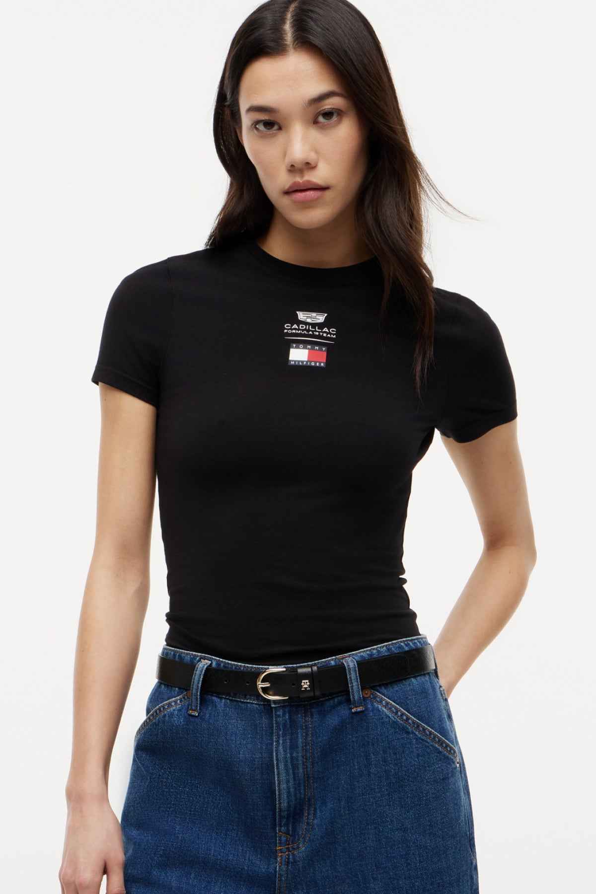 Tommy Hilfiger x Cadillac F1® Team Women’s Logo Tee - Cadillac Merchandise