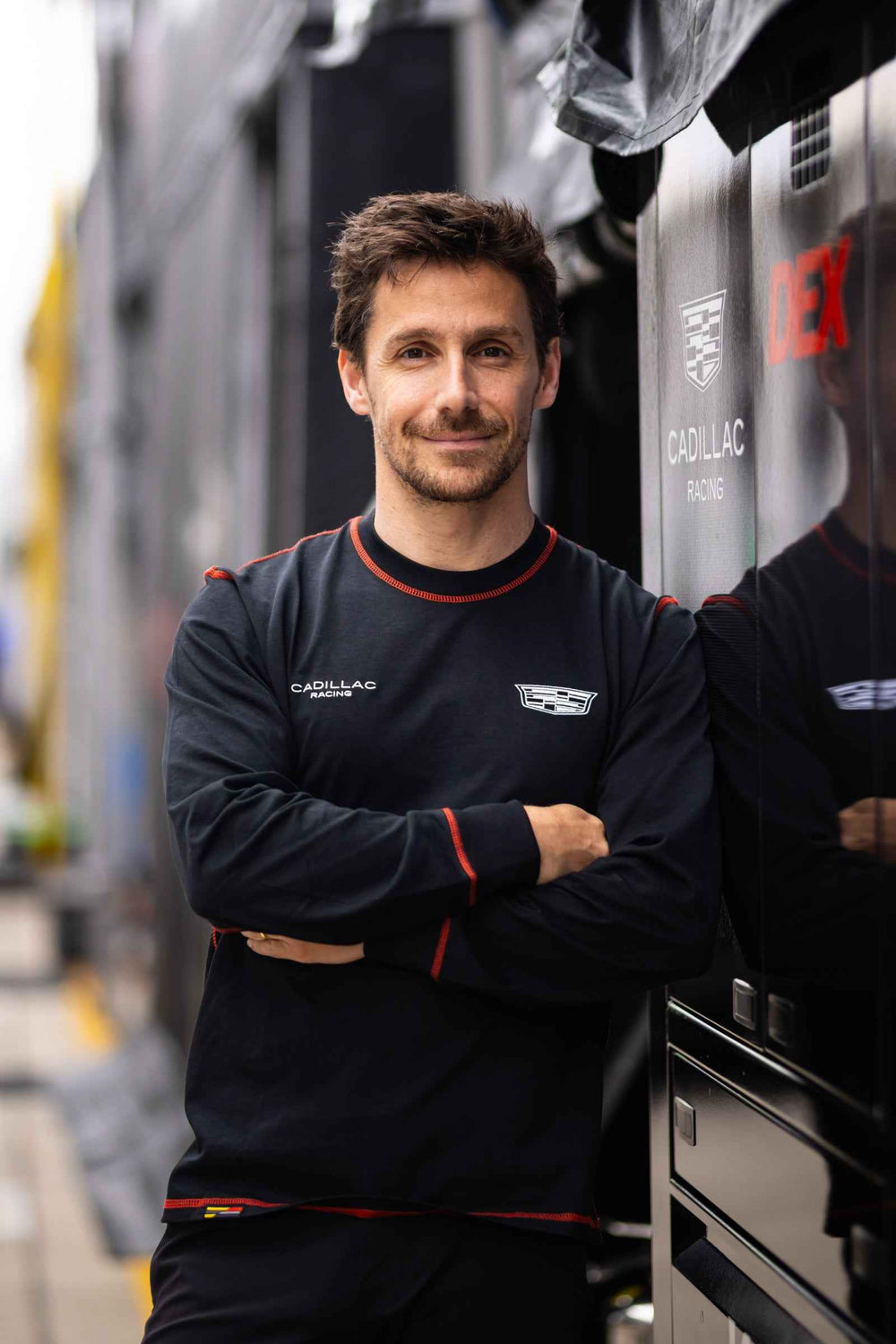 Cadillac Racing Contrast Long-Sleeve Tee