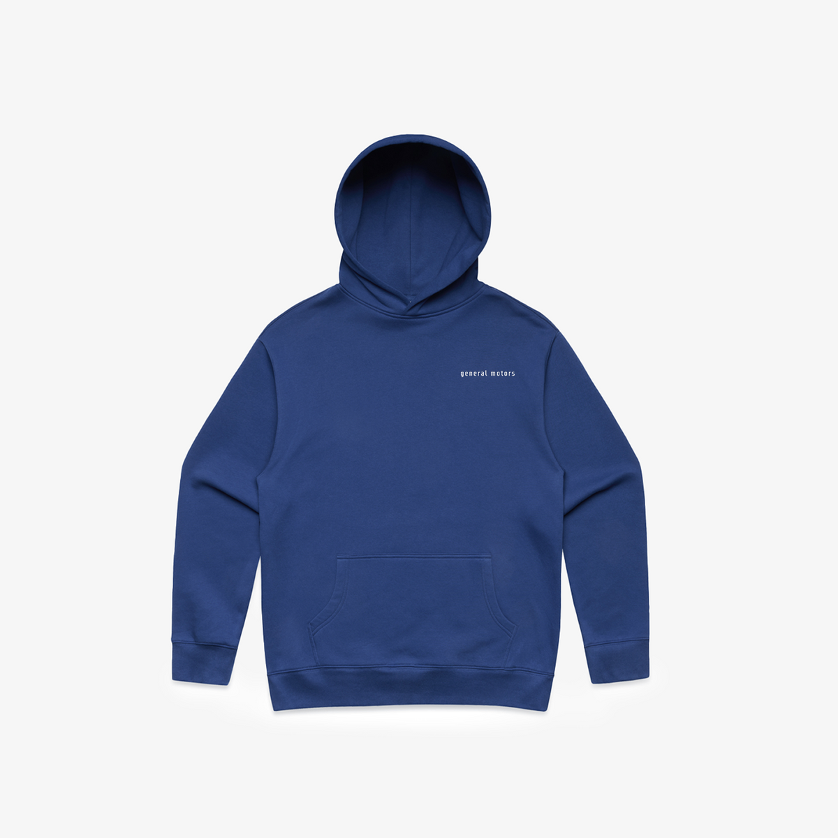 General Motors Blue Relaxed Hoodie