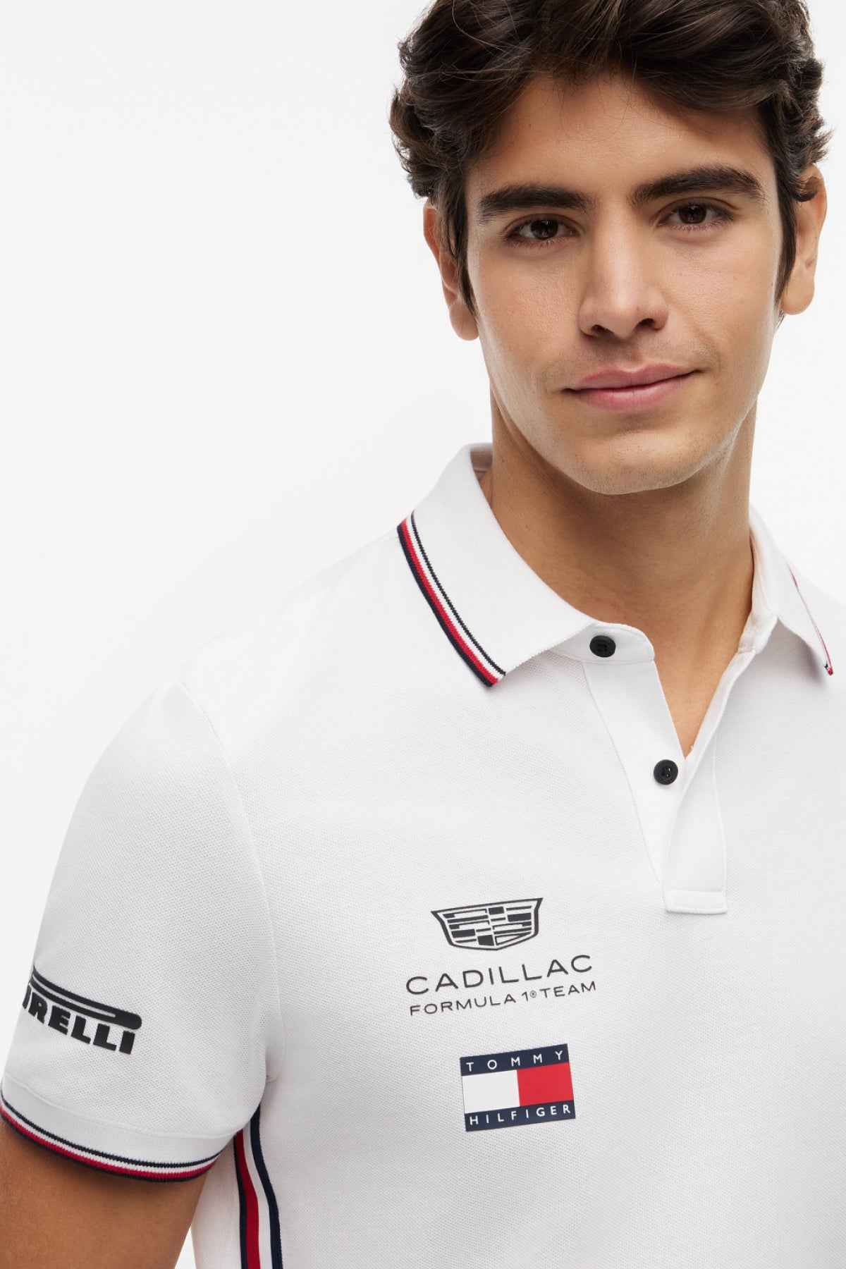Tommy Hilfiger x Cadillac F1® Team Replica Polo White