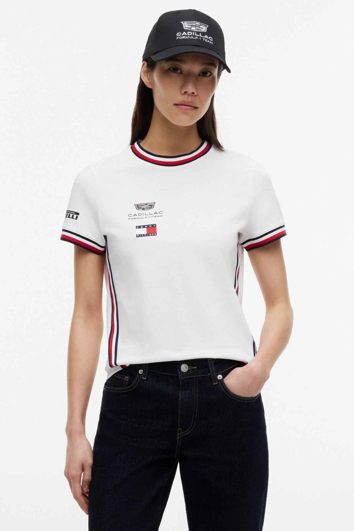 Tommy Hilfiger x Cadillac F1® Team Women’s Replica Tee - Cadillac Merchandise